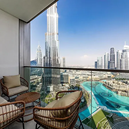 Prime Burj Khalifa&Fountain Views 2 Bdr Apartment Dubai Exterior photo
